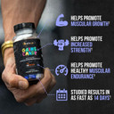 Alpha Lion Gains Candy, Supplement Pills That Support Weight Loss, Muscle Building, Decrease Body Fat, Upgrade Energy & Workout Performance, 60 Capsules (Dhb Berberine-Glucovantage®) Alpha Lion Gains Candy, Supplement Pills That Support Weight Loss, Muscle Building, Decrease Body Fat, Upgrade Energy & Workout Performance, 60 Capsules (Dhb Berberine-Glucovantage®)