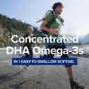 Gnc Triple Strength Dha 1000 Omega 3 Supplement, 1000Mg Dha, Supports Brain Development And Healthy Vision, 45 Softgels