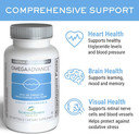 Omegaadvance Omega-3 Fish Oil  Triglyceride Form With 1000 Mg Epa & Dha  Plus Lutein & Zeaxanthin  Supports Heart, Brain Health And Eye Health  Lemon Coated  60 Softgels Omegaadvance Omega-3 Fish Oil  Triglyceride Form With 1000 Mg Epa & Dha  Plus Lutein & Zeaxanthin  Supports Heart, Brain Health And Eye Health  Lemon Coated  60 Softgels