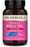 Dr. Mercola Krill Oil For Women - 2 Mg Astaxanthin - Msc Certified Sustainable - Supports Brain, Skin & Immune Systems - With Omega-3S - Non-Gmo, Gluten-Free & Soy-Free - 90 Capsules (30 Servings)