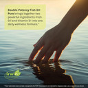 Double-Potency Fish Oil Pure By Irwin Naturals, Citrus Flavor With Vitamin D-3, 60 Liquid Soft-Gels