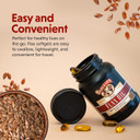 Barlean'S Omega 3 6 9 Flaxseed Oil Supplements, Cold-Pressed Flax Seed Supplement Softgels With 1650 Mg Ala Fatty Acids, 250 Count