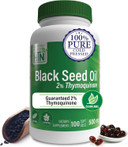 Health Thru Nutrition Black Seed Oil 500Mg 100 Softgels | High Potency 2% Thymoquinone | 3Rd Party Tested | Pure Cold Pressed | Organically Gown | Non-Gmo, Gluten Free, Soy Free