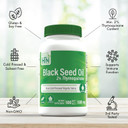 Health Thru Nutrition Black Seed Oil 500Mg 100 Softgels | High Potency 2% Thymoquinone | 3Rd Party Tested | Pure Cold Pressed | Organically Gown | Non-Gmo, Gluten Free, Soy Free