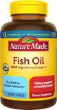 Nature Made Fish Oil Omega 3 Supplements, 1000 Mg Softgels, Omega 3 Fish Oil For Healthy Heart Support, 90 Softgels, 45 Day Supply