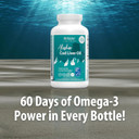 Jigsaw Health Alaskan Cod Liver Oil | 900 Mg Omega-3S With Epa, Dha, And Dpa | Includes Naturally Occuring Vitamins A & D | 180 Softgels | 60 Servings