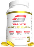 Granite Pristine Omega-3 Supplement, 2000Mg Norwegian Fish Oil Supplements With Epa & Dha, Supports Joint, Heart, Brain, & Mood, Sustainably Sourced, Purity Tested (60 Softgels)