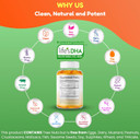 Vegan Omega 3 Gummies For Adults | No Fish Oil Burps | 60 Gummies | Plant Based W/Chia Oil, Algae | Omega 3 6 9 W/Dha, Vitamin C | For Brain, Cardiovascular & Immune Support Halal