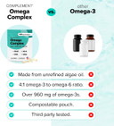 Vegan Omega 3 Supplement- 960Mg Omega-3 Fatty Acids, Dha, Epa, Sda, Ala Supplement - Immune Support- 30 Servings, 60 Liquid Capsules Vegan Omega 3 Supplement- 960Mg Omega-3 Fatty Acids, Dha, Epa, Sda, Ala Supplement - Immune Support- 30 Servings, 60 Liquid Capsules