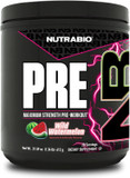 Nutrabio Pre Workout Powder - New Formula- Sustained Energy, Mental Focus, Endurance - Beta Alanine, Caffeine, Electrolytes - 20 Servings - Wild Watermelon Nutrabio Pre Workout Powder - New Formula- Sustained Energy, Mental Focus, Endurance - Beta Alanine, Caffeine, Electrolytes - 20 Servings - Wild Watermelon