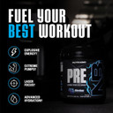 Nutrabio Pre Workout Powder - Old Formula- Sustained Energy, Mental Focus, Endurance - Beta Alanine, Creatine, Caffeine, Electrolytes - 20 Servings - Strawberry Lemon Bomb