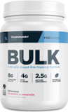 Transparent Labs Bulk Pre Workout Powder - Naturally Sweetened Advanced Pre-Workout Formula For Muscle Building And Strength - 30 Servings, Strawberry Lemonade