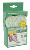 Spongeables Pedi Scrub Foot Buffer 20+, Citron Eucalyptus Aromatherapy, 2-Ounce (Pack Of 3), Pdb-1030-Amzcitron Eucalyptus