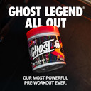 Ghost Legend All Out V2 Pre-Workout Powder, Orange Cream - 20 Servings - Pre-Workout Supplement For Men & Women - Energy & Pumps - Caffeine, Citrulline, Beta Alanine, Betaine, No3-T Sugar Free