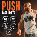 Animal Fury - Pre Workout Powder Supplement For Energy And Focus - 5G Bcaa, 350Mg Caffeine Nitric Oxide Without Creatine - Powerful Stimulant For Bodybuilders - Blue Raspberry