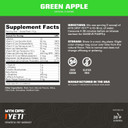 Mtn Ops Yeti Pre-Workout Powder Energy Drink With Creatine, 200Mg Caffeine & Bcaas With Beta Alanine, 30-Serving Tub, Green Apple