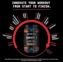 Beyond Raw Concept X, Clinically Dosed Pre-Workout Powder, Contains Caffeine, L-Citrulline, Creatine, And Beta-Alanine, Gummy Worm Flavor, 20 Servings