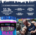 Gaspari Nutrition Super Pump Max, Pre Workout Supplement 40 Servings, Sustained Energy & Nitric Oxide Booster Supports Muscle Growth, Recovery & Replenish (40 Servings, Rainbow Candy)