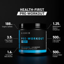 Kaged Sport Pre Workout Powder For Men & Women, Blue Razz, Sport Certified, 188Mg Caffeine, Nitric Oxide Supplement, Beta Alanine For Energy, Weightlifting, Cardio Endurance & Strength, 20 Servings