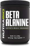 Nutrabio Beta Alanine Pre-Workout Supplement - Beta Alanine Powder- 360G Powder