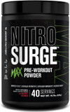 Jacked Factory Nitrosurge Max High Performance Pre Workout Powder - Pre Workout W/Nootropic Ingredients For Intense Focus, Pumps, Smooth Energy, Endurance - 40 Servings, Cherry Bomb Jacked Factory Nitrosurge Max High Performance Pre Workout Powder - Pre Workout W/Nootropic Ingredients For Intense Focus, Pumps, Smooth Energy, Endurance - 40 Servings, Cherry Bomb