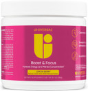 Boost & Focus Powder, Increase Energy And Cognitive Performance, Pre Workout, Custom Dosing, Vit B12, Niacin, Choline, L-Tyrosine, No Artificial Flavors, 30 Servings (Lemon Berry)