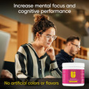 Boost & Focus Powder, Increase Energy And Cognitive Performance, Pre Workout, Custom Dosing, Vit B12, Niacin, Choline, L-Tyrosine, No Artificial Flavors, 30 Servings (Mango Twist)