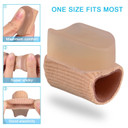 Ejoyous 4 Pack Hallux Valgus Hammertoe Straightener Toe Separators Bunion Corrector And Relief With Toe Spacers Gel Tube Sleeve For Toe Alignment, Overlap Toes, Hammer Toe In Shoes (2 Pairs)