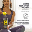 Ascent 100% Whey Protein Powder - Post Workout Whey Protein Isolate, Zero Artificial Flavors & Sweeteners, Gluten Free, 5.5G Bcaa, 2.6G Leucine, Essential Amino Acids, Cookies & Cream 1.7 Lb