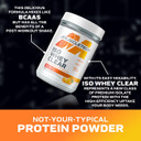 Muscletech Whey Protein Powder Clear Whey Protein Isolate Whey Isolate Protein Powder For Women & Men Clear Protein Drink 22G Of Protein, 90 Calories Lemon Berry Blizzard, 1.1Lb(19 Servings)
