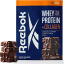 Reebok Whey Protein Powder + Collagen Peptides | 25G Protein With 9 Essential Amino Acids | Muscle Recovery, Joint & Gut Support | Informed-Sport Certified | Reebuild Chocolate Fudge Flavor, 1.3 Lb