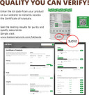 Whey Isolate | Chocolate | 25G Protein | Grass Fed | No Artificial Ingredients | Only 5 Ingredients | Fast Absorption | See The Test Results | 0G Lactose | Gluten Free | Non Gmo | 1.5Lb | 22 Servings