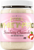 Steel Supplements Whey-Iso 100% Whey Isolate Protein Powder Stawberry Cheesecake, Gluten Free, Easy Digesting, Fast Absorbing, (25 Servings)