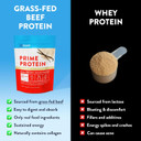 Equip Foods Prime Protein Powder | Clean, Grass Fed Beef Protein Isolate | Carnivore Protein Powder | Paleo, Keto Friendly | Gluten, Dairy Free | Helps Build & Repair Tissue | 30 Servings, Vanilla