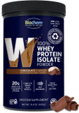 Biochem, Whey Protein Powder, 20G Of Protein To Support Muscles And Intense Workouts, Chocolate, 15.4 Oz