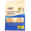 Equate Extra Thick Callus Removers With Salicylic Acid, 4 Pads, 4 Patches; Compare To Dr. Scholl'S