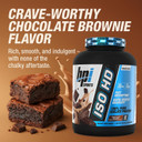Bpi Sports Iso Hd Isolate Protein Powder  100% Whey Isolate, Protein Powder For Muscle Gain - Chocolate Brownie - 1.6 Lb - 23 Servings