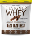 Designer Wellness, Designer Whey, Natural Whey Protein Powder With Probiotics, Fiber, And Key B-Vitamins For Energy, Gluten-Free, French Vanilla, 2 Lb