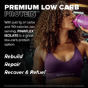 Finaflex Isolate, Vanilla Ice Cream - 2 Lb - 25 Grams Of Iso Protein Per Serving - Milkshake-Like Taste - Zero Sugar, Zero Fat & Gluten Free - 31 Servings