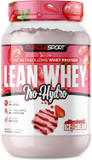 Musclesport Lean Whey Revolution Protein Powder - Whey Protein Isolate - Low Calorie, Low Carb, Low Fat, Incredible Flavors - 25G Protein Per Scoop (2Lb, Strawberry)