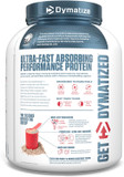 Dymatize Iso100 Whey Protein Powder Isolate, Fudge Brownie, 25G Of Protein, 5 Pound, 5.5G Bcaas, Less Than 120 Cal., Gluten Free, 1G Fat, 1G Sugar, 2G Carb (70 Servings)