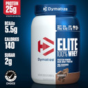 Dymatize Elite 100% Whey Protein Powder, 25G Protein, 5.5G Bcaas & 2.7 L-Leucine, Quick Absorbing & Fast Digesting For Optimal Muscle Recovery, Rich Chocolate, 5 Pound (63 Servings) Dymatize Elite 100% Whey Protein Powder, 25G Protein, 5.5G Bcaas & 2.7 L-Leucine, Quick Absorbing & Fast Digesting For Optimal Muscle Recovery, Rich Chocolate, 5 Pound (63 Servings)