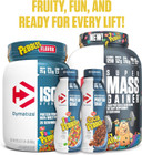 Dymatize X Fruity Pebbles Iso100 Whey Protein Powder Isolate, 25G Of Protein, 5.5G Bcaas, 120 Cal., Gluten Free, 1G Fat, 1G Sugar, 2G Carb (75 Servings)