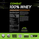 Musclepharm Combat 100% Whey Protein Powder, Cappuccino Flavor, Fast Recovery & Muscle Gain With Whey Protein Isolate, High Protein Powder For Women & Men, Gluten Free, 5 Lb, 70 Servings