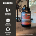Mtn Ops Cameron Hanes Keep Hammering Whey Protein Powder, Chocolate Caramel Flavor, 30 Servings