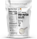 It'S Just! - Whey Protein Isolate, Ultra Premium Grass-Fed, Unflavored, Made In Usa, Pure 90% Protein, Only 1G Carb, No Added Sugar (1.25 Pound)