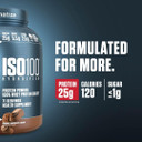 Dymatize Iso100 Hydrolyzed Protein Powder, 100% Whey Isolate Protein, 25G Of Protein, 5.5G Bcaas, Gluten Free, Fast Absorbing, Easy Digesting, Gourmet Chocolate, 3 Pound (42 Servings)
