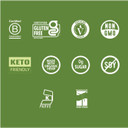 Biochem Vegan Protein Powder, 20G Pure Plant-Based Protein Per Serving, Organic Pea, Hemp & Cranberry, Soy-Free, Gluten-Free, Vanilla, 1.5 Lb