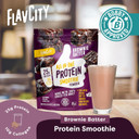 Flavcity Vegan Protein Powder - Chocolate Peanut Butter - 20G Almond, Plant Based Protein Powder - Dairy-Free Shake - With Organic Fruit, Reishi & Cordecyps Mushrooms - No Blender Needed (15 Servings)