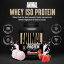 Animal Whey Isolate Protein Powder - Loaded For Pre & Post Workout Muscle Builder And Recovery With Digestive Enzymes For Men & Women - 25G Protein, Great Taste, Low Sugar - Strawberry 4 Lbs